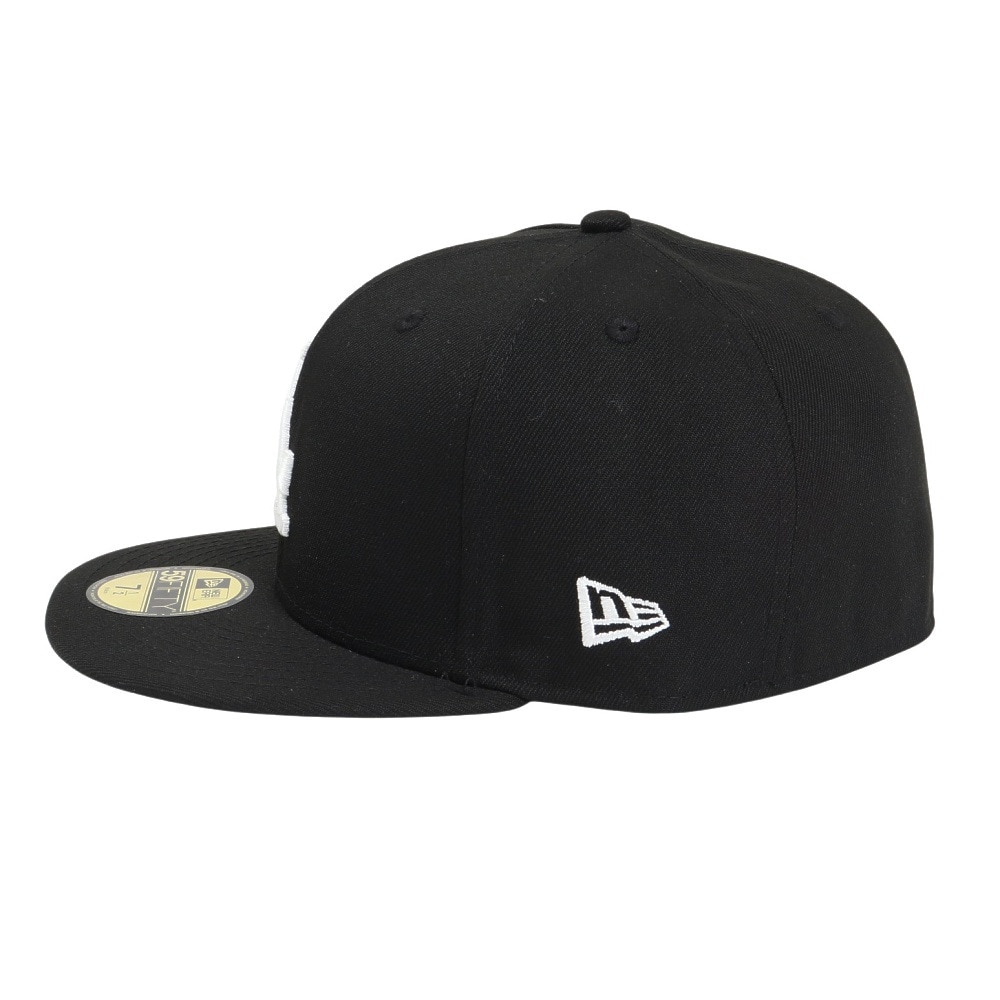 ニューエラ（NEW ERA）（メンズ、レディース）キャップ 59FIFTY ロサンゼルス ドジャース 14525221 帽子 57.7cm-59.6cm 黒