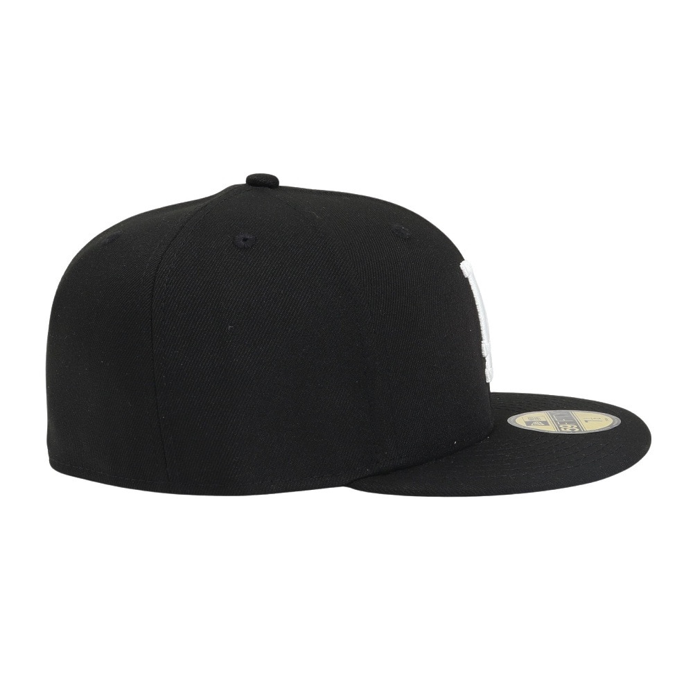 ニューエラ（NEW ERA）（メンズ、レディース）キャップ 59FIFTY ロサンゼルス ドジャース 14525221 帽子 57.7cm-59.6cm 黒