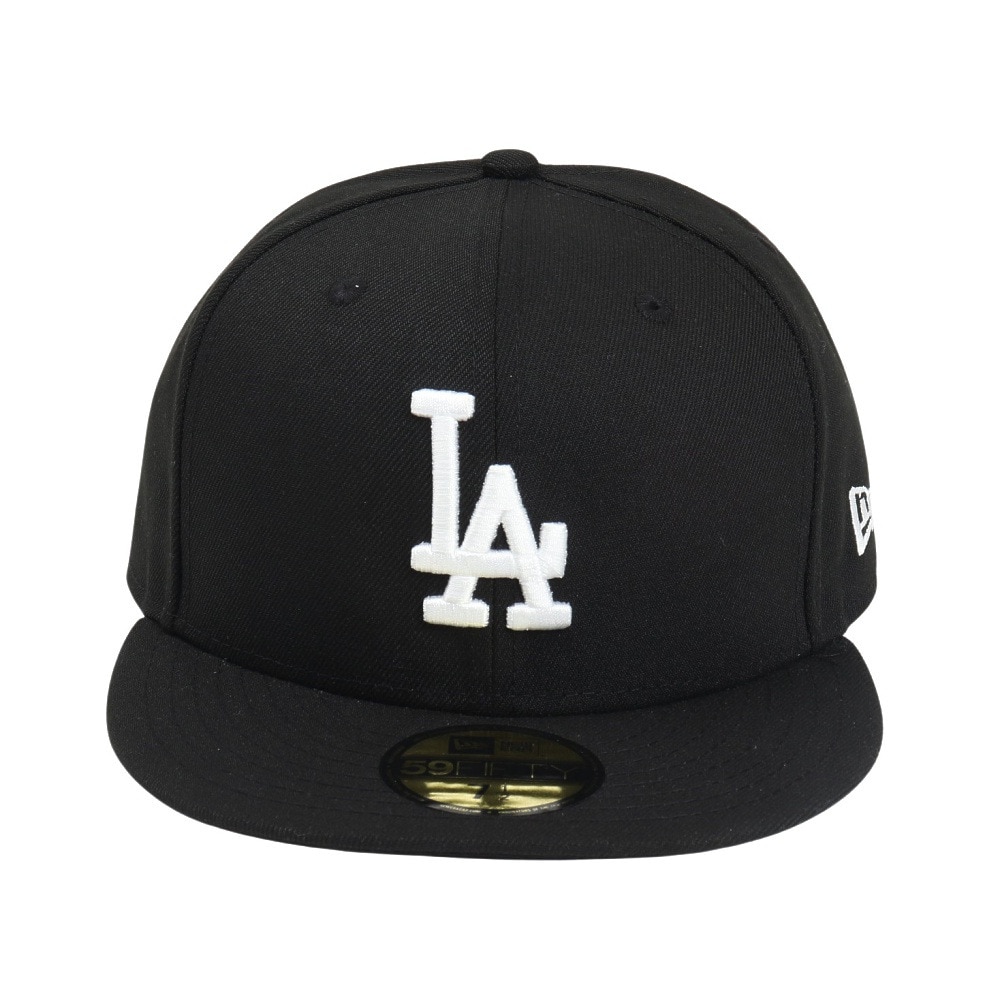 ニューエラ（NEW ERA）（メンズ、レディース）キャップ 59FIFTY ロサンゼルス ドジャース 14525221 帽子 57.7cm-59.6cm 黒