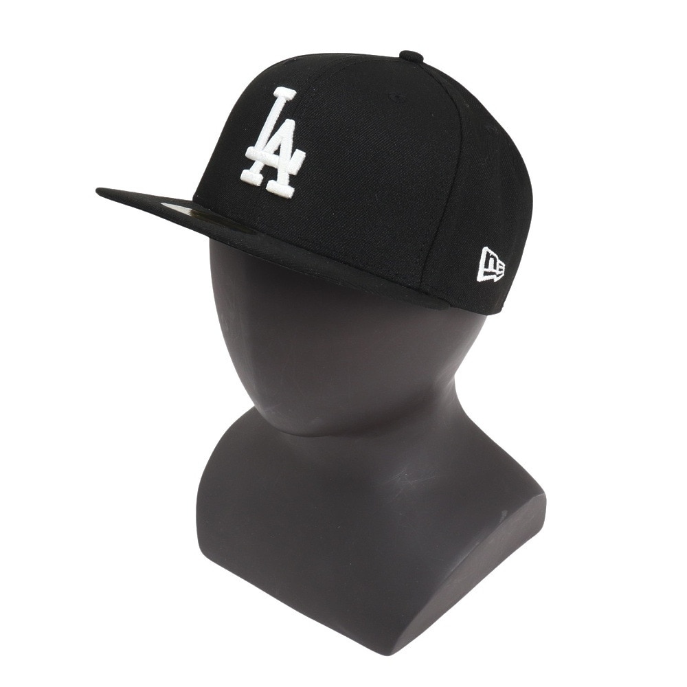 ニューエラ（NEW ERA）（メンズ、レディース）キャップ 59FIFTY ロサンゼルス ドジャース 14525221 帽子 57.7cm-59.6cm 黒