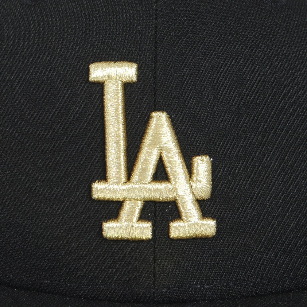 ニューエラ（NEW ERA）（メンズ、レディース）キャップ 59FIFTY ロサンゼルス ドジャース 14525222 帽子 57.7cm-59.6cm 黒