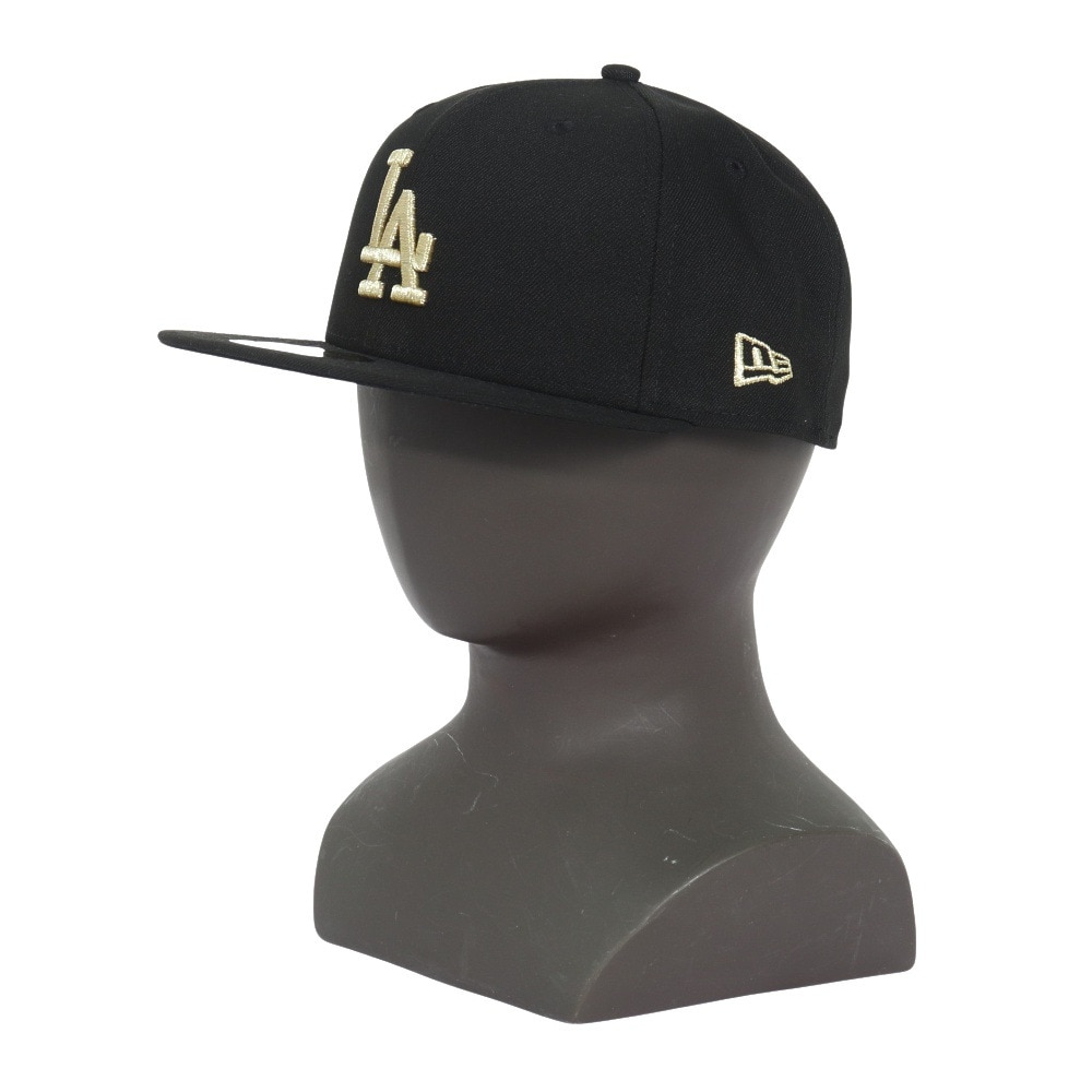 ニューエラ（NEW ERA）（メンズ、レディース）キャップ 59FIFTY ロサンゼルス ドジャース 14525222 帽子 57.7cm-59.6cm 黒