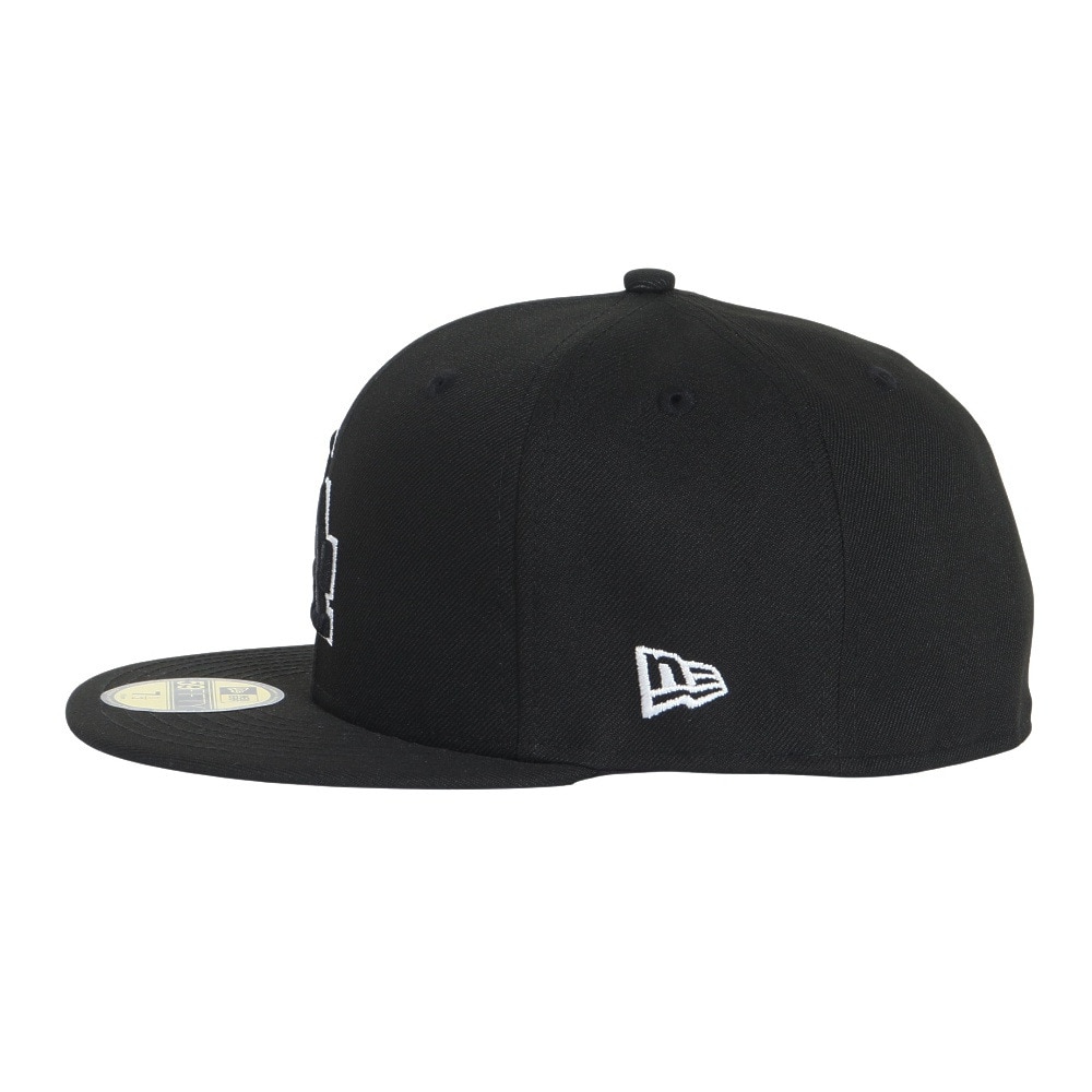 ニューエラ（NEW ERA）（メンズ、レディース）キャップ 59FIFTY ロサンゼルス ドジャース 14525223 帽子 57.7cm-59.6cm 黒