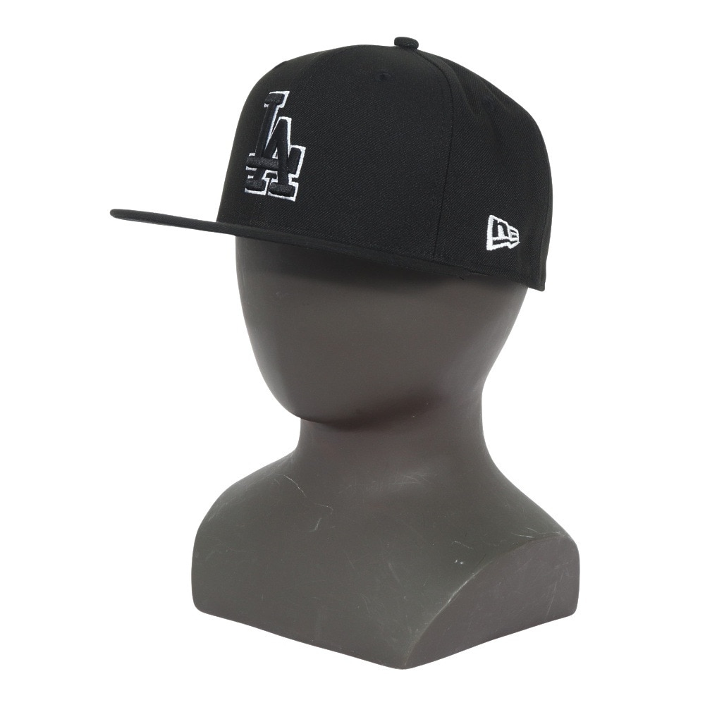 ニューエラ（NEW ERA）（メンズ、レディース）キャップ 59FIFTY ロサンゼルス ドジャース 14525223 帽子 57.7cm-59.6cm 黒