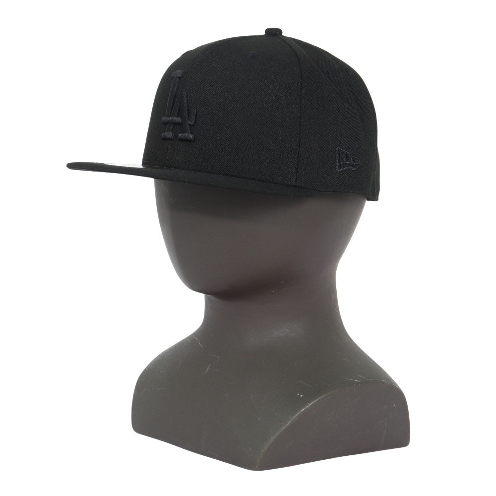 ニューエラ（NEW ERA）（メンズ、レディース）キャップ 59FIFTY ロサンゼルス ドジャース 14525224 帽子 57.7cm-59.6cm 黒