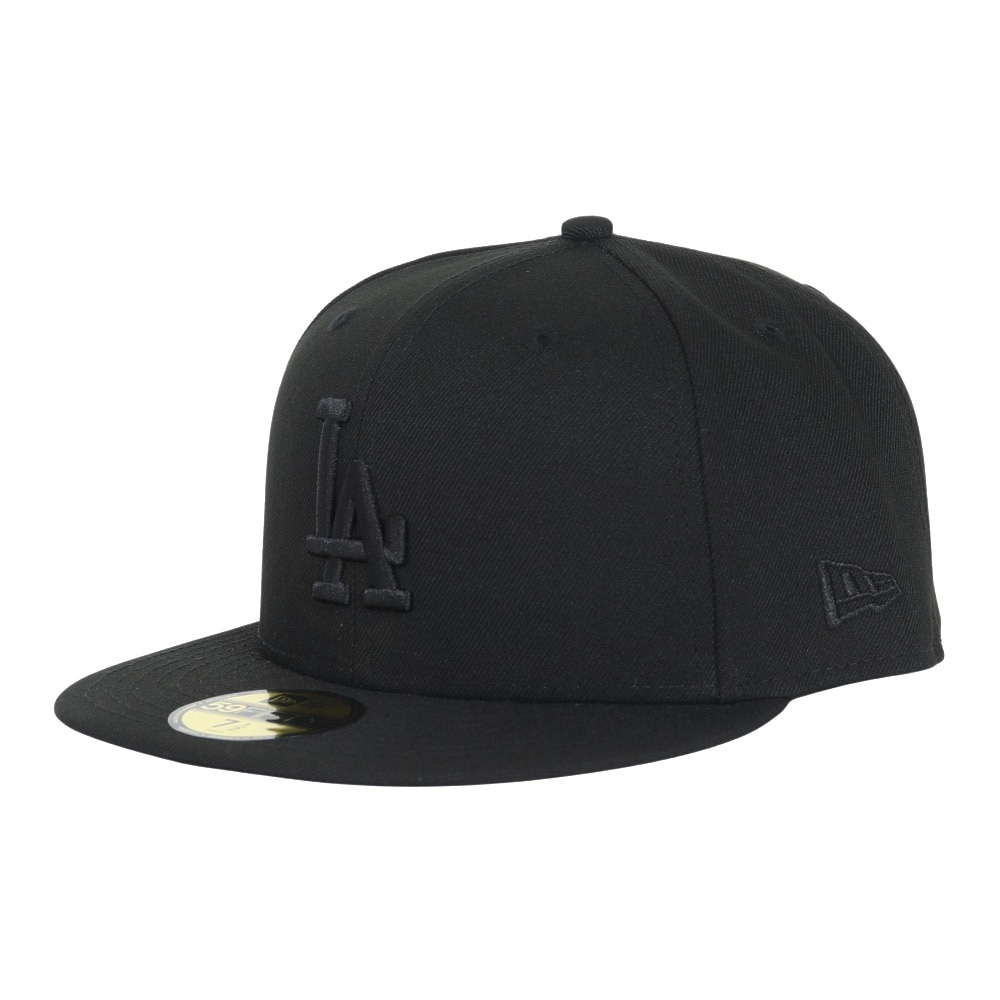 ニューエラ（NEW ERA）（メンズ、レディース）キャップ 59FIFTY ロサンゼルス ドジャース 14525224 帽子 57.7cm-59.6cm 黒