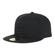 (メンズ、レディース)キャップ 59FIFTY ロサンゼルス ドジャース 14525224 帽子 57.7cm-59.6cm 黒
