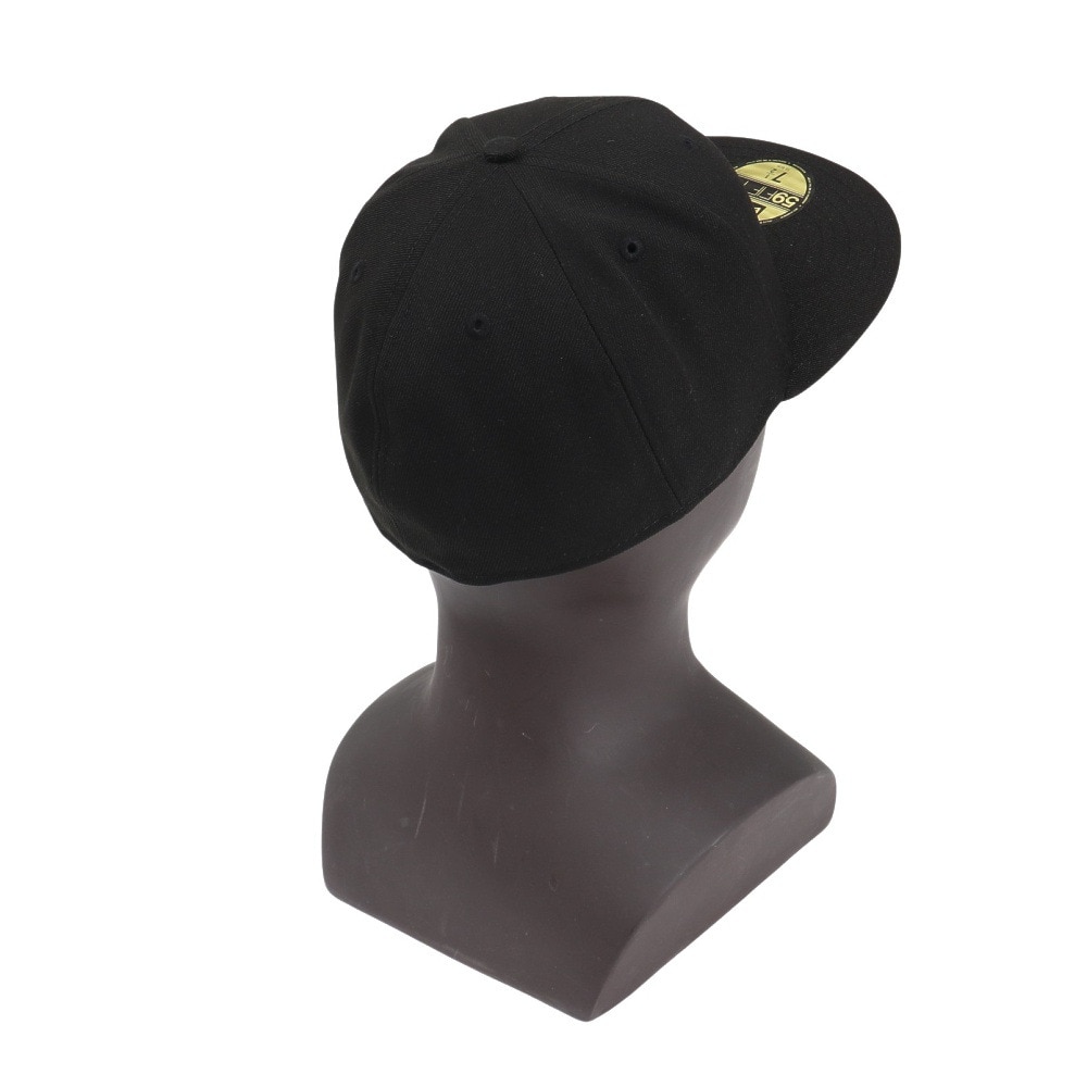 ニューエラ（NEW ERA）（メンズ、レディース）キャップ 59FIFTY ボックスロゴ ブラック×ホワイト 14525230 帽子 57.7cm-59.6cm