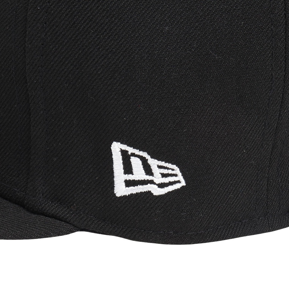 ニューエラ（NEW ERA）（メンズ、レディース）キャップ 59FIFTY ボックスロゴ ブラック×ホワイト 14525230 帽子 57.7cm-59.6cm