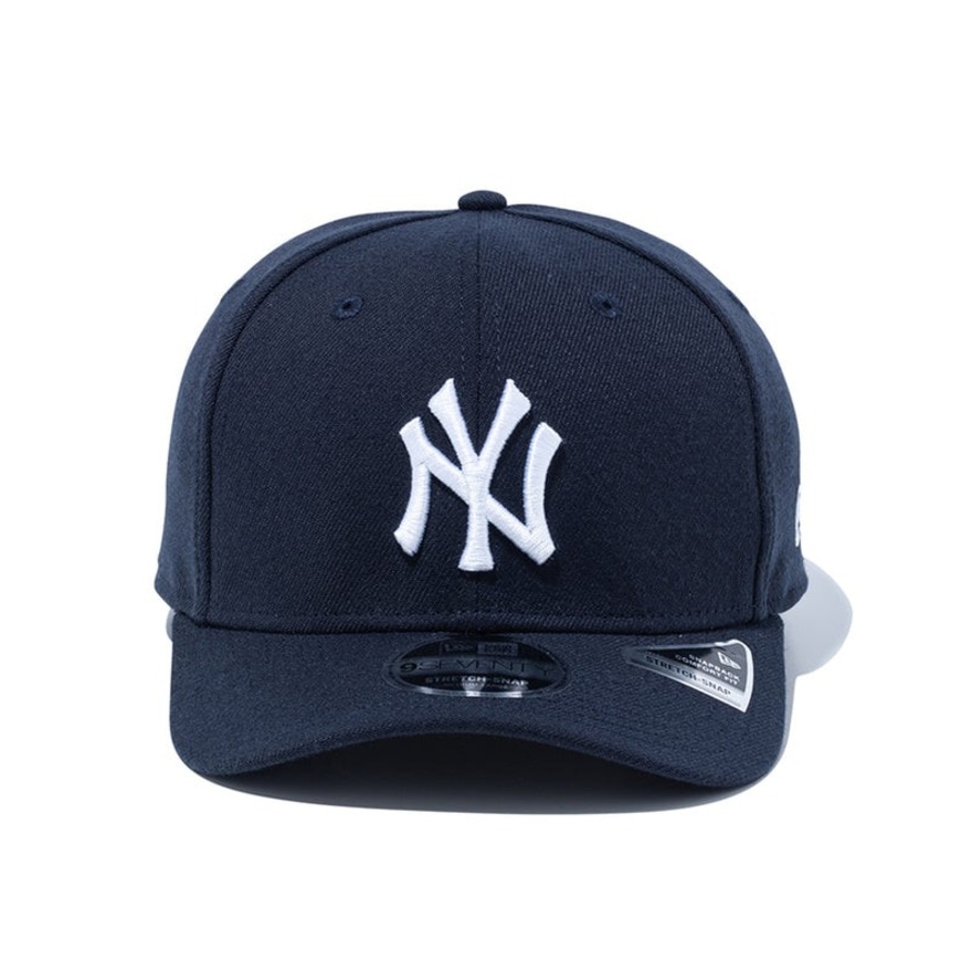 ニューエラ（NEW ERA）（メンズ、レディース）帽子 キャップ 9SEVENTY ストレッチスナップ ニューヨーク・ヤンキース ネイビー×ホワイト Mサイズ 14527230