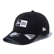 (メンズ、レディース)キャップ 9FORTY ストレッチスナップ ボックスロゴ 黒 56-60cm 14527238 スポーツキャップ 帽子