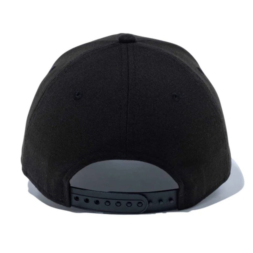 ニューエラ（NEW ERA）（メンズ、レディース）キャップ 9FORTY ストレッチスナップ ベーシック ブラック×ホワイト 56.8-60.6cm 114527239 シンプル 無地