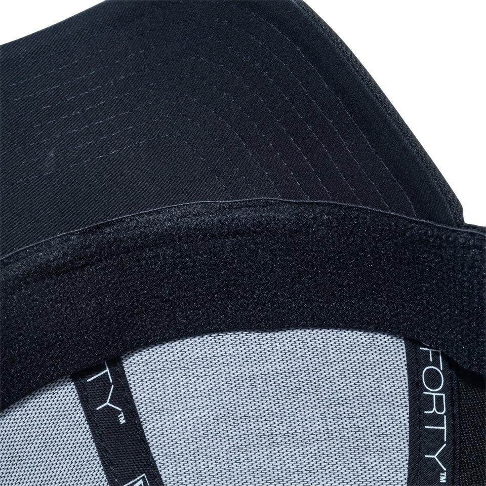 ニューエラ（NEW ERA）（メンズ、レディース）キャップ 9FORTY ストレッチスナップ ベーシック ブラック×ホワイト 56.8-60.6cm 114527239 シンプル 無地