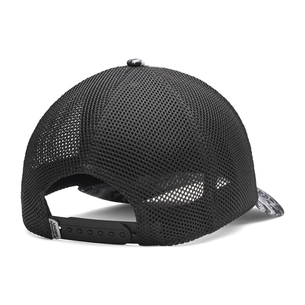 アンダーアーマー（UNDER ARMOUR）（メンズ）帽子 ブリッツィング トラッカーキャップ グレー×ホワイト 1383441 011 日差し対策 吸汗速乾 通気性 