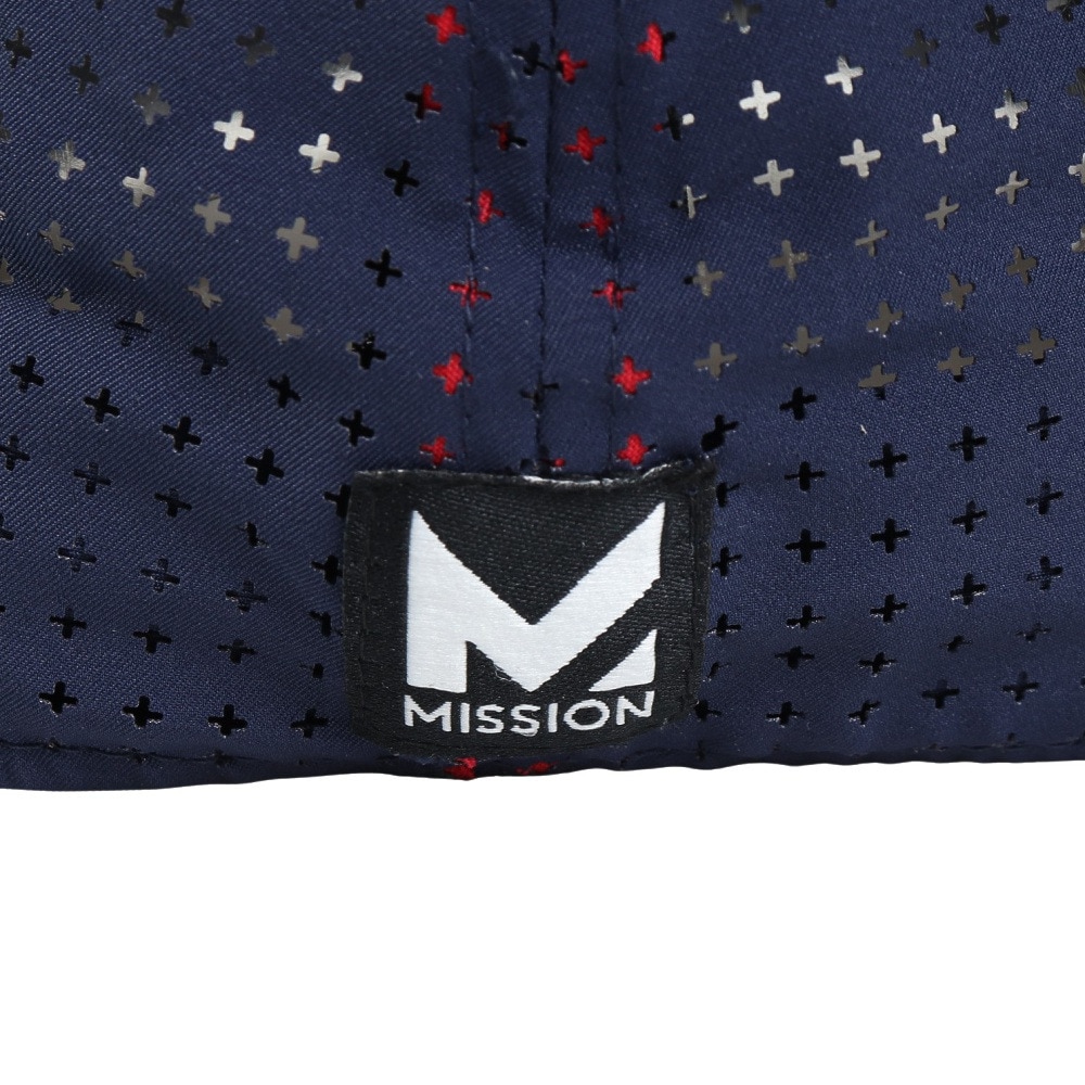 ミッション（MISSION）（メンズ、レディース）キャップ クーリング・フレックス・バーシティ・ハット ネイビー 111280MIS