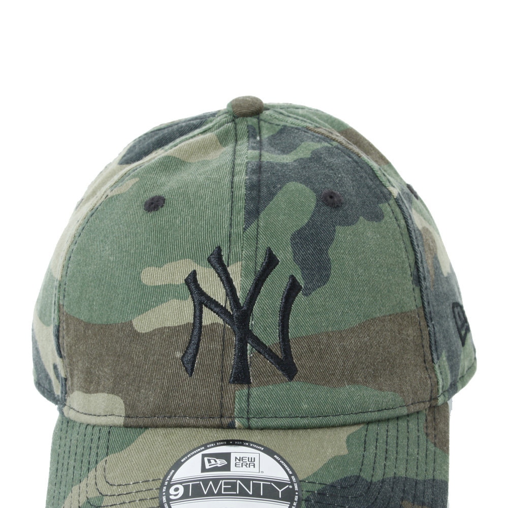 ニューエラ（NEW ERA）（メンズ）9TWENTY Cloth Strap ウォッシュドコットン ニューヨーク・ヤンキース ウッドランドカモ×ブラック 11308519