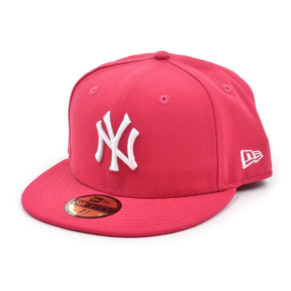 59FIFTY MLB ニューヨーク・ヤンキース ブライトローズ×ホワイト 11308561画像