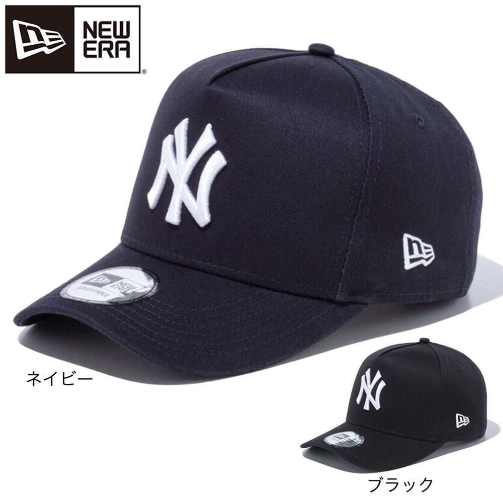 ニューエラ（NEW ERA）（メンズ）帽子 キャップ 9FORTY D-Frame ニューヨークヤンキース ブラック×ホワイト 11433998