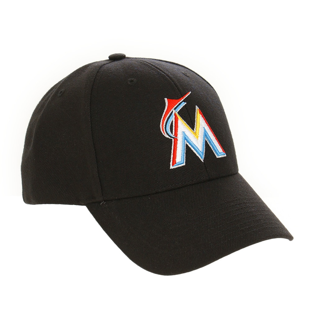 フォーティーセブン ブランド（47 Brand）（メンズ）MLB マイアミ・マーリンズ キャップ B-MVP28WBV-BKA
