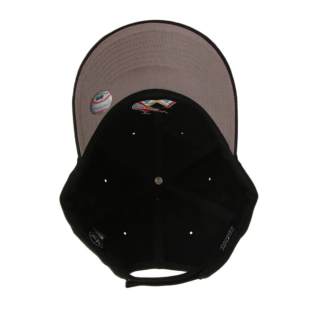 フォーティーセブン ブランド（47 Brand）（メンズ）MLB マイアミ・マーリンズ キャップ B-MVP28WBV-BKA