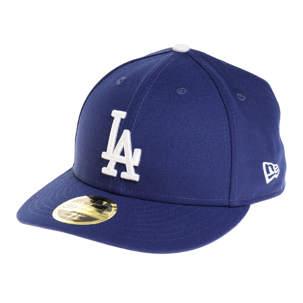ニューエラ（NEW ERA）（メンズ）帽子 キャップ LP 59FIFTY MLBオンフィールド ロサンゼルス・ドジャース ゲーム 青  11449298 日よけ