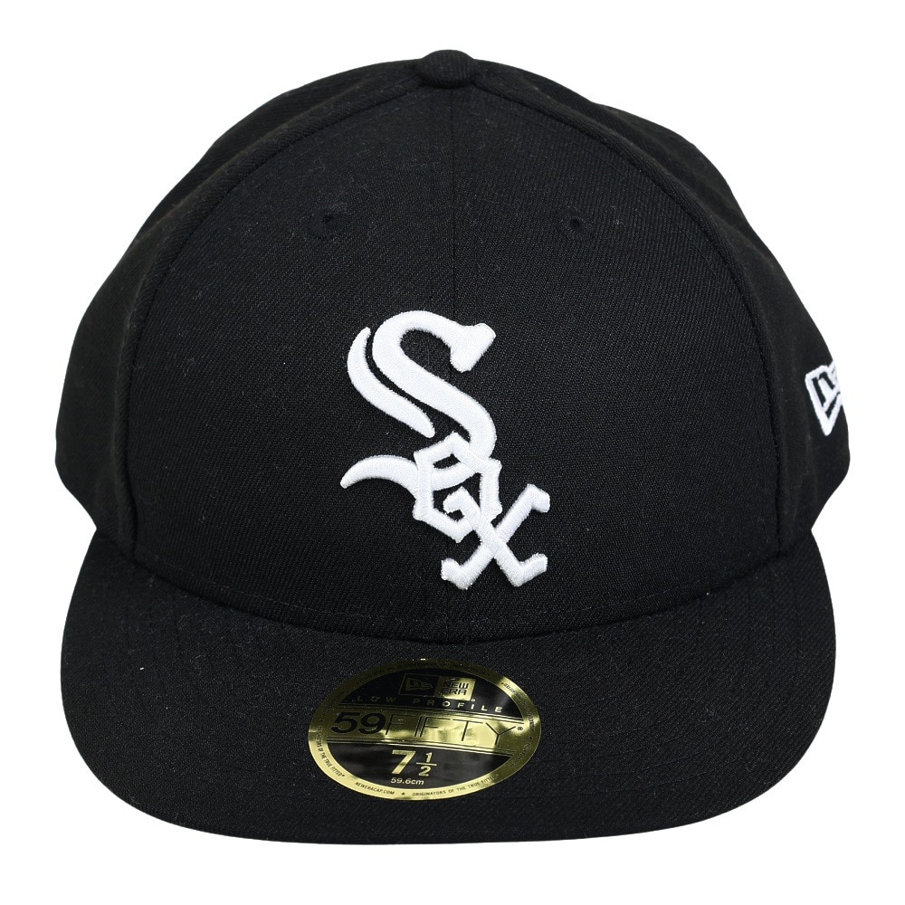ニューエラ（NEW ERA）（メンズ）帽子 キャップ LP 59FIFTY MLBオンフィールド シカゴ・ホワイトソックス ゲーム 黒 11449301 日よけ