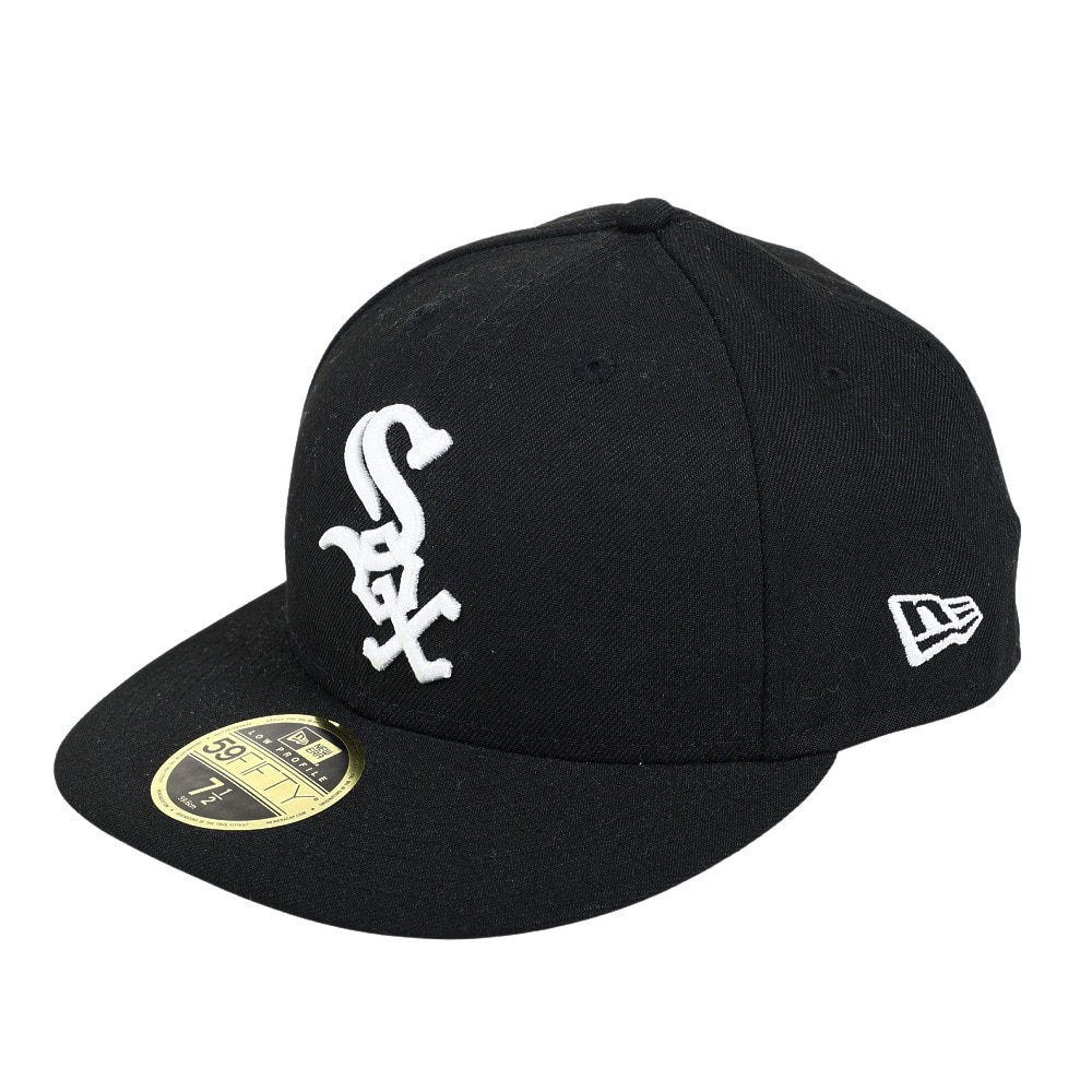 ニューエラ（NEW ERA）（メンズ）帽子 キャップ LP 59FIFTY MLBオンフィールド シカゴ・ホワイトソックス ゲーム 黒 11449301 日よけ