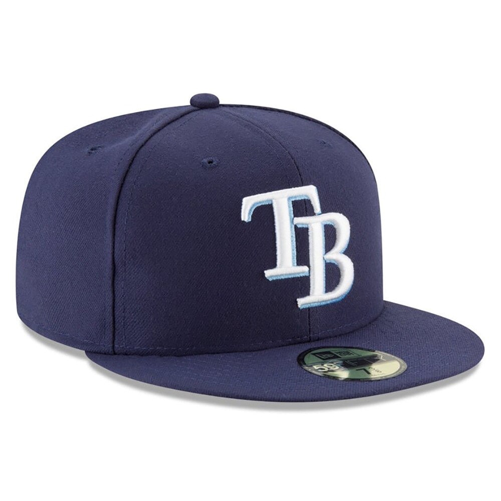 ニューエラ（NEW ERA）（メンズ、レディース）キャップ 59FIFTY MLBオンフィールド タンパベイ・レイズ ゲーム 11449336 吸汗速乾 大きいサイズ