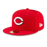 ニューエラ（NEW ERA）（メンズ、レディース）キャップ 59FIFTY MLBオンフィールド シンシナティ・レッズ ホーム 11449383 帽子