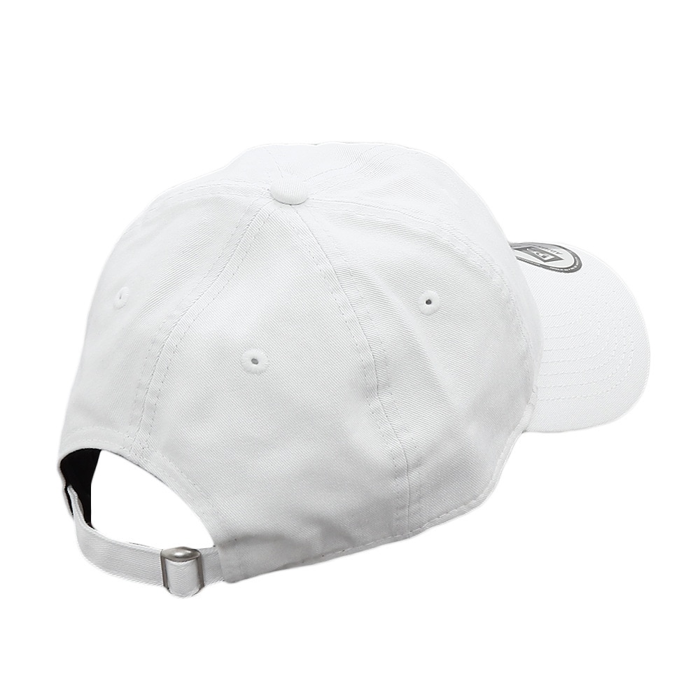 ニューエラ（NEW ERA）（メンズ）帽子 キャップ 9THIRTY クロスストラップ NEW ERA ミニロゴ ホワイト × ブラック 12026711 日よけ 大きいサイズ