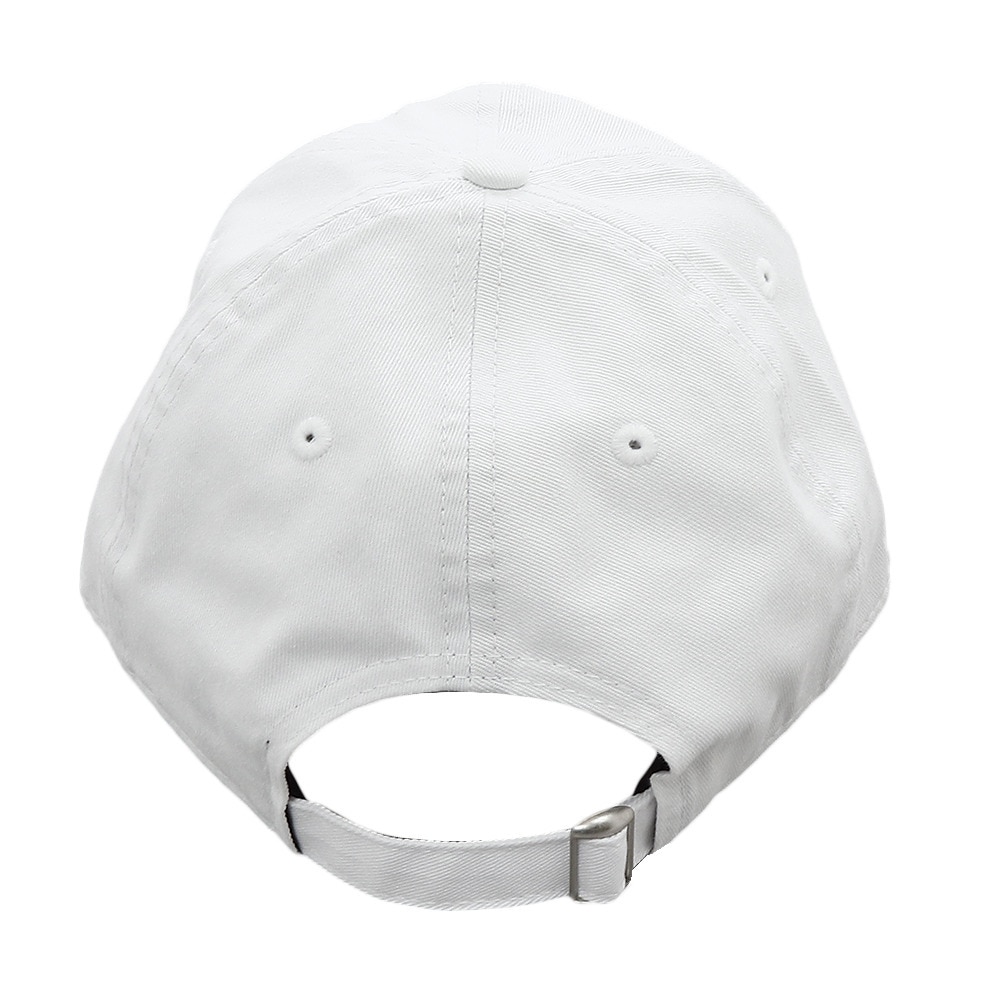 ニューエラ（NEW ERA）（メンズ）帽子 キャップ 9THIRTY クロスストラップ NEW ERA ミニロゴ ホワイト × ブラック 12026711 日よけ 大きいサイズ