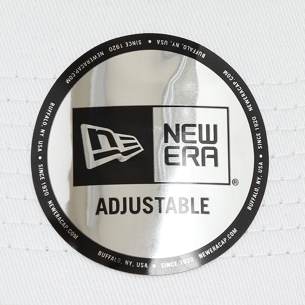 ニューエラ（NEW ERA）（メンズ）帽子 キャップ 9THIRTY クロスストラップ NEW ERA ミニロゴ ホワイト × ブラック 12026711 日よけ 大きいサイズ