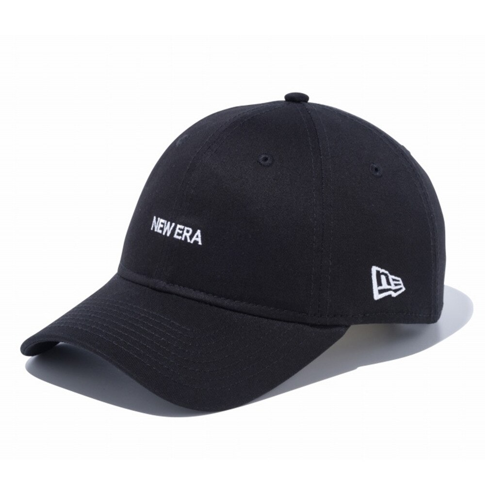 ニューエラ（NEW ERA）（メンズ）帽子 キャップ 930 クロスストラップ NEW ERA ミニロゴ ブラック × ホワイト 12026717 日よけ
