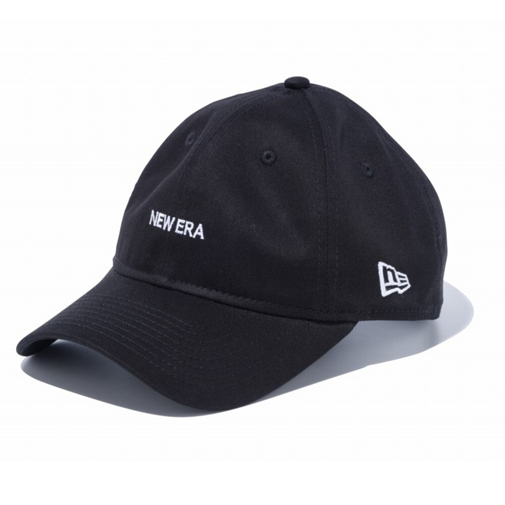 ニューエラ（NEW ERA）（メンズ）帽子 キャップ 930 クロスストラップ NEW ERA ミニロゴ ブラック × ホワイト 12026717 日よけ