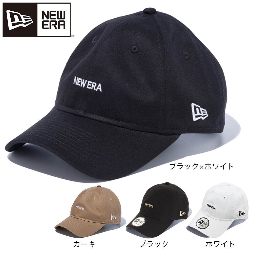 ニューエラ（NEW ERA）（メンズ）帽子 メンズ キャップ 9THIRTY クロストラップ NEW ERA ミニロゴ カーキ × ホワイト 12026715 日よけ 大きいサイズ