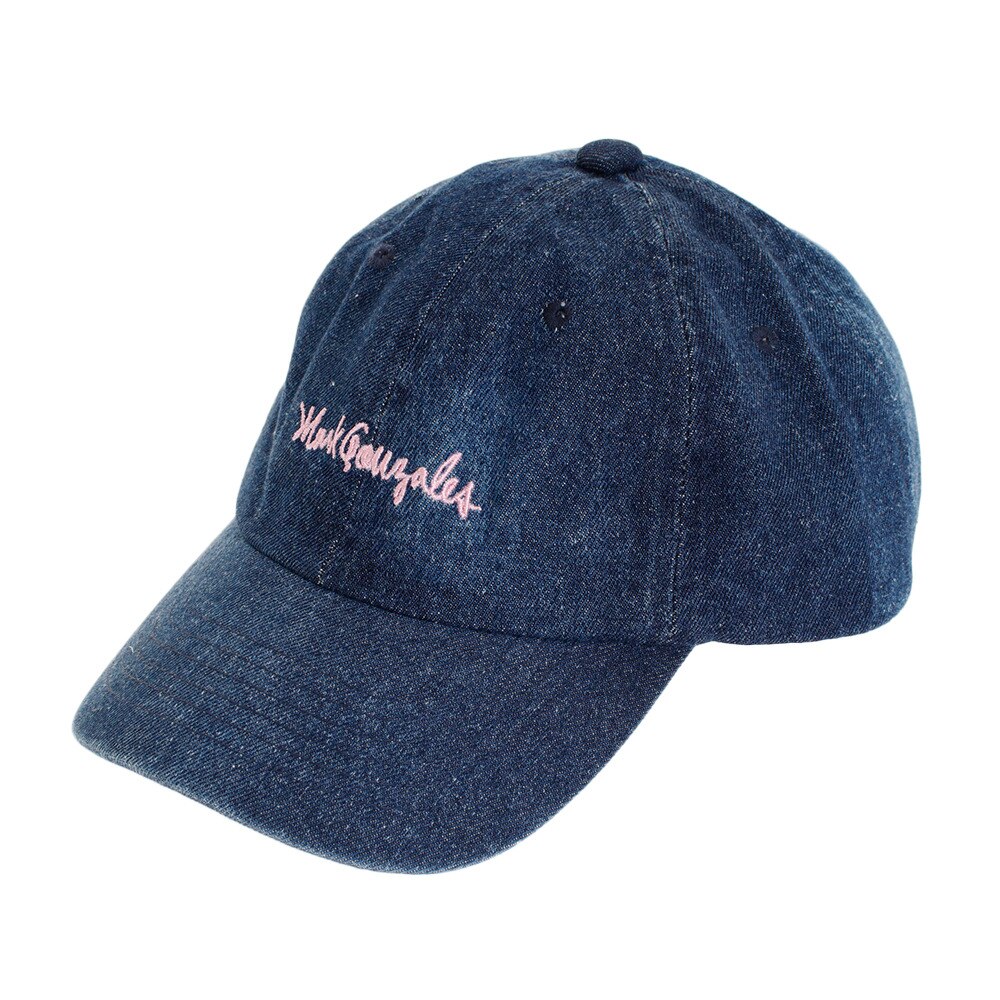  デニムサインロゴ 刺繍 キャップ ピンク 2G9-4387 C72 INDIGO