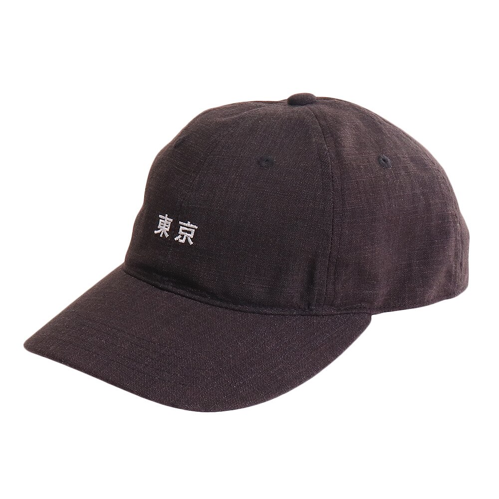  リネン刺繍 キャップ 東京 897PA9ST1665 BLK