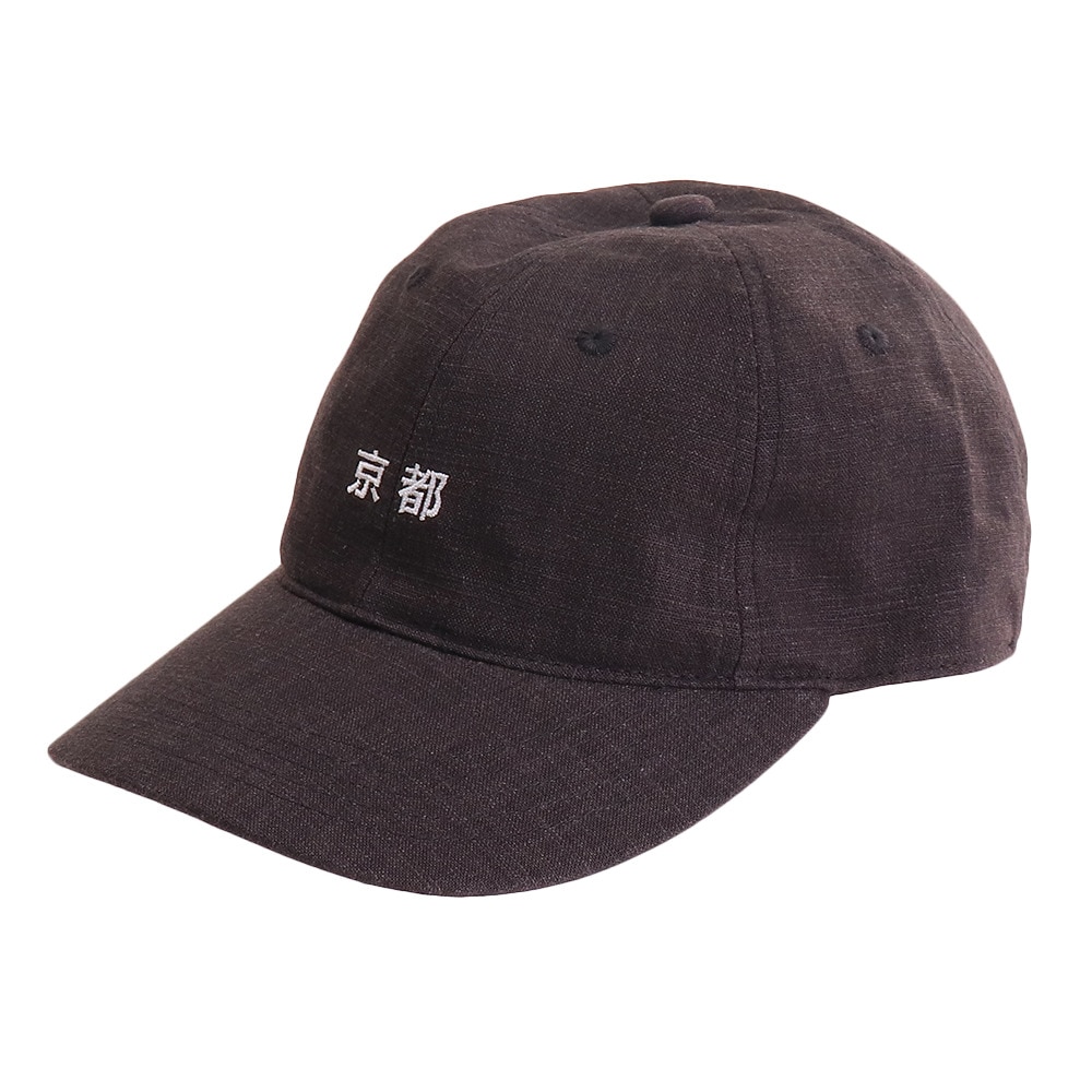  リネン刺繍 キャップ 京都 897PA9ST1668 BLK