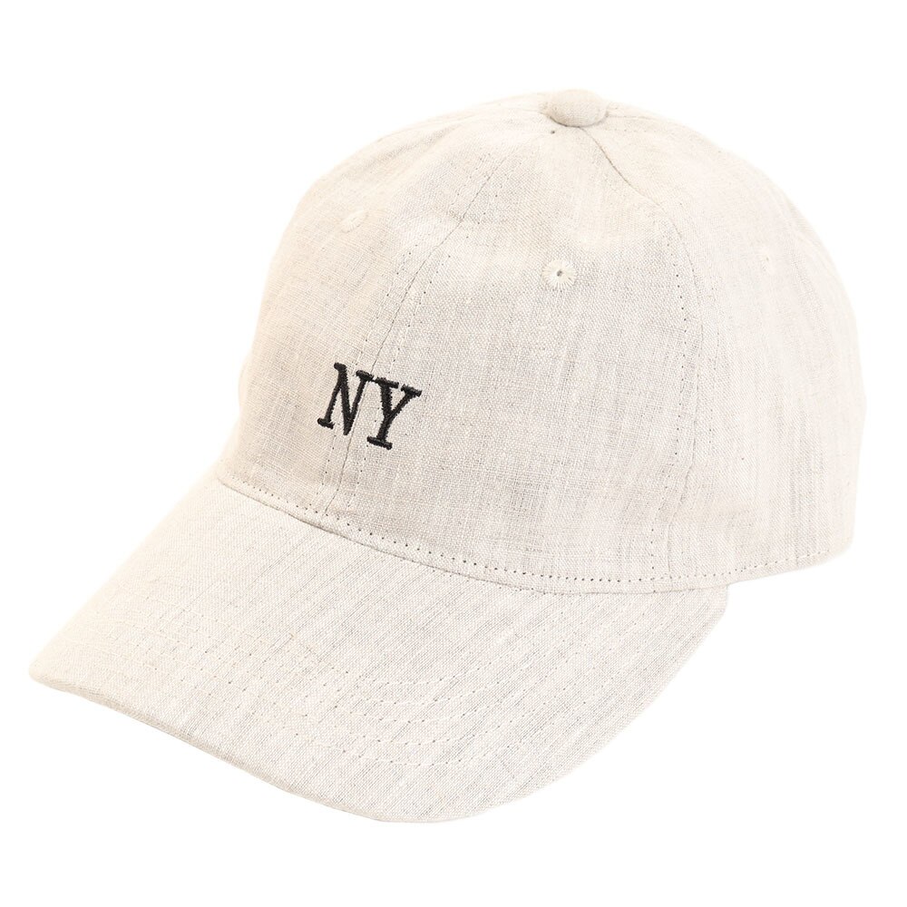  リネン刺繍キャップ NY 897PA9ST1697 NTL