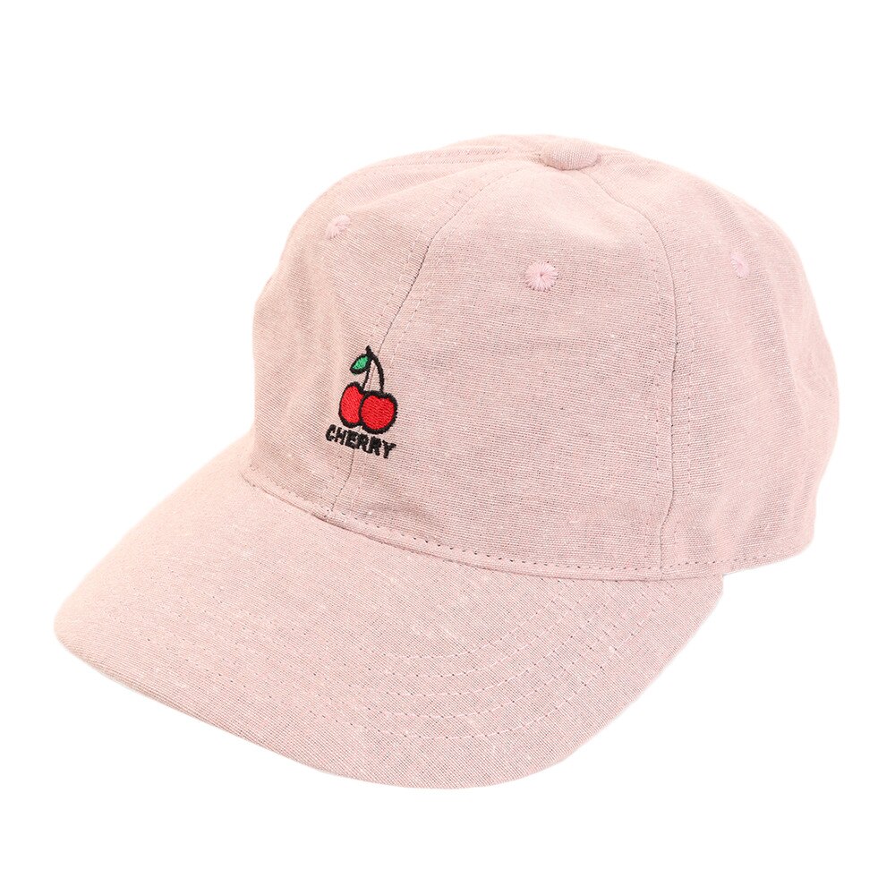  リネン刺繍キャップ CHERRY 897PA9ST1715 PNK