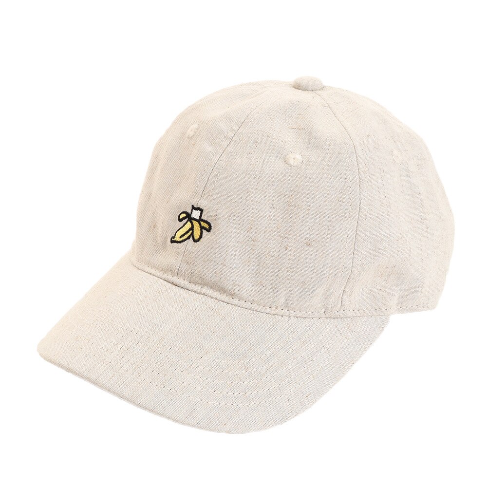  リネン刺繍キャップ banana 897PA9ST1718 BEG