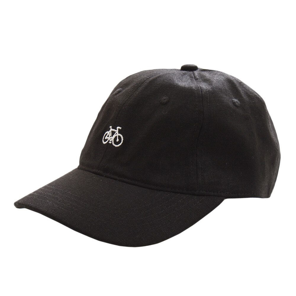  リネン刺繍キャップ Bicycle 897PA9ST1736 BLK