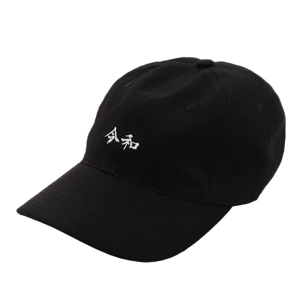  【多少の傷汚れありの為大奉仕】リネン刺繍キャップ 令和 897PA9ST1771 BLK