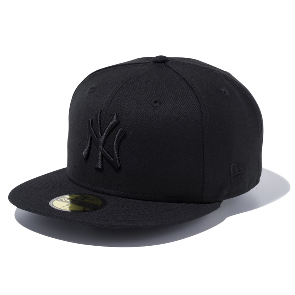 ニューエラ（NEW ERA）（メンズ）帽子 キャップ 59FIFTY ニューヨーク・ヤンキース キャップ 黒 12336664 日よけ MLB