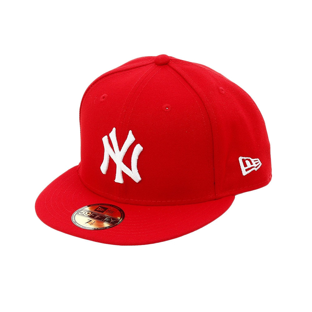 ニューエラ（NEW ERA）（メンズ）帽子 キャップ 5950 ニューヨーク ヤンキース スカーレットxホワイト 12336658 日よけ