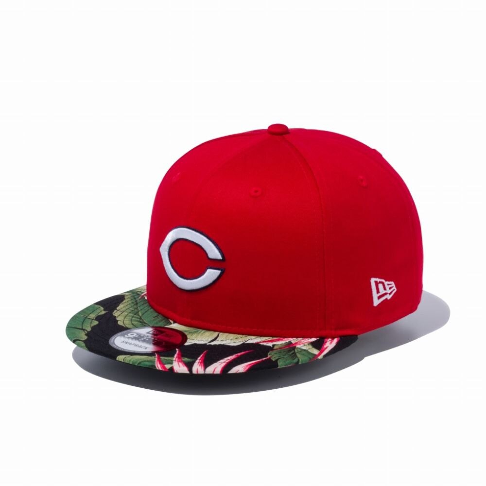 9fifty Npb カスタム 広島東洋カープ レッド ブラックボタニカルバイザー ニューエラ エルブレス