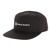 ホールアース（Whole Earth）（メンズ）帽子 メンズ キャップ キルティングベースボールキャップ WE2FA02 BLK 日よけ