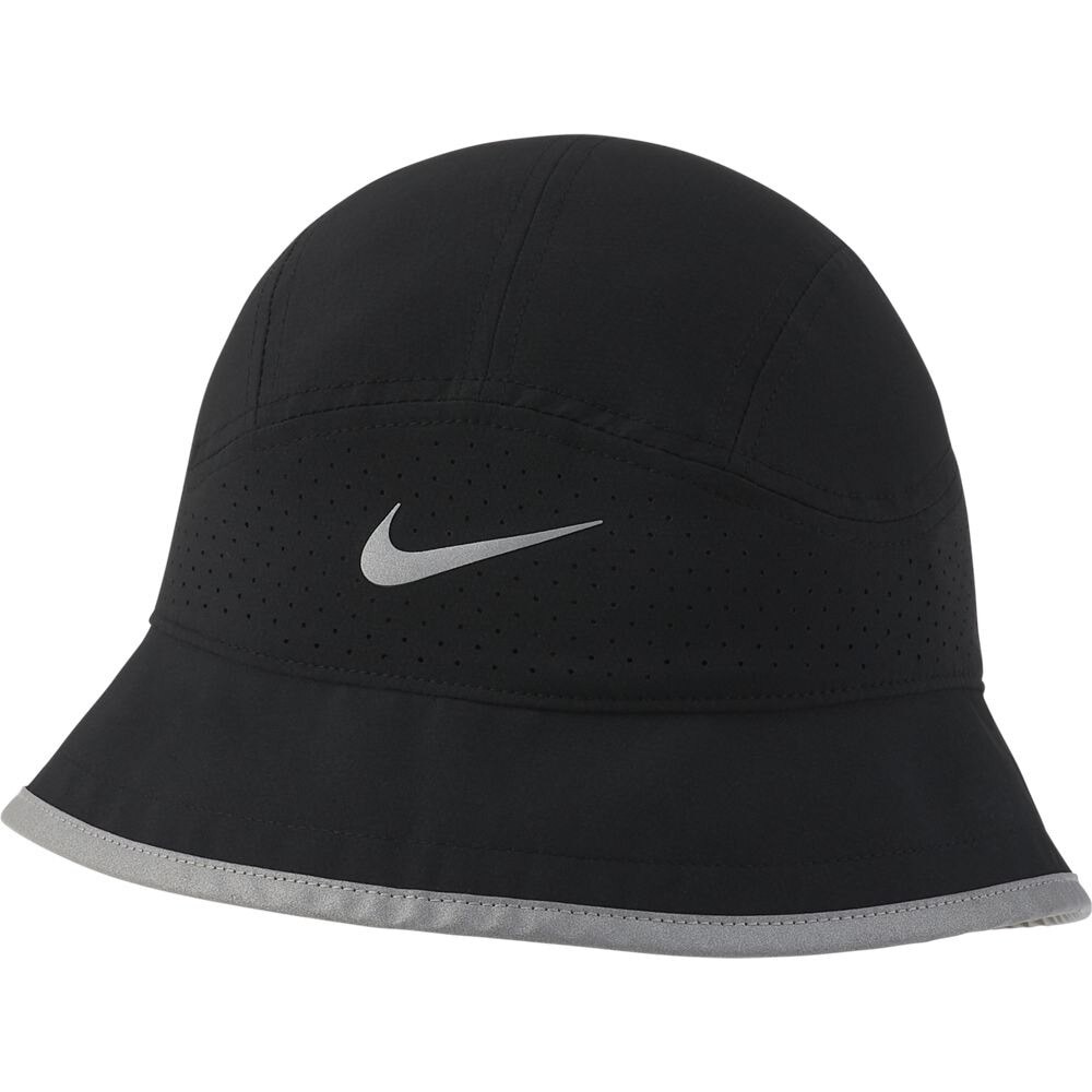ナイキ(NIKE)(メンズ)帽子 メンズ ハット ドライフィット パーフォレーテッド ランニング バケットハット DH2426-010 日よけ スポーツ用品はスーパースポーツゼビオ メンズ 帽子 ハット
