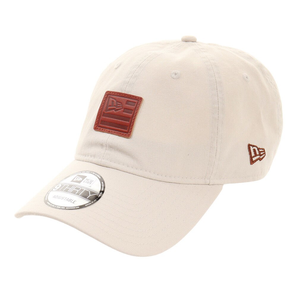  9THIRTY ダックキャンバス レザーパッチ フラッグロゴキャップ 12653809