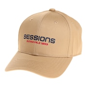 セッションズ（SESSIONS）（メンズ）帽子 メンズ 6PANEL キャップ 218168 BEG 日よけ